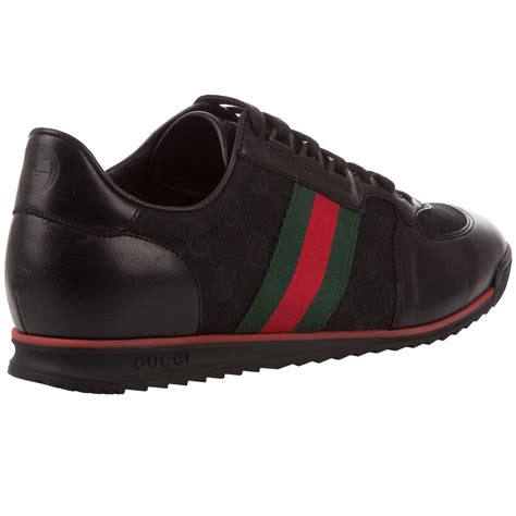 black gucci trainers cheap|men's Gucci trainers sale uk.